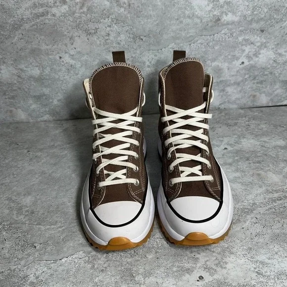 Converse Run Star Hike Platform High 'Squirrel Friend Brown' trainers sneakers - Picture 4 of 8